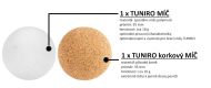 TUNIRO BASIC Stolní fotbal - fotbálek, 75 kg, bílý