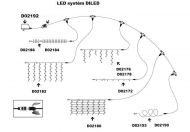 diLED světelný déšť - 180 LED, teple bílý