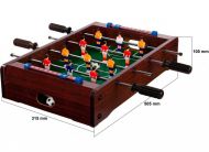 GamesPlanet® Mini stolní fotbálek, 51 x 31 x 8 cm, tmavý