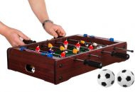 GamesPlanet® Mini stolní fotbálek, 51 x 31 x 8 cm, tmavý