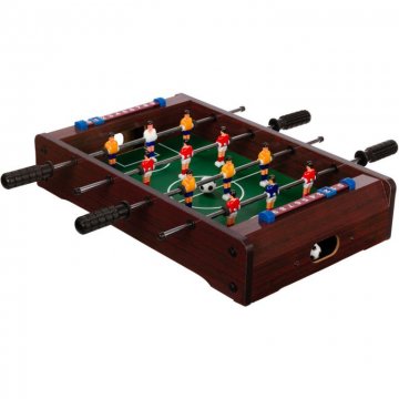 GamesPlanet® Mini stolní fotbálek, 51 x 31 x 8 cm, tmavý